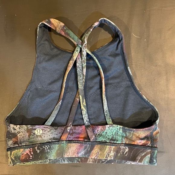 EUC lululemon cosmic shift multi high neck bra - Picture 3 of 5